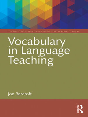 cover image of Vocabulary in Language Teaching